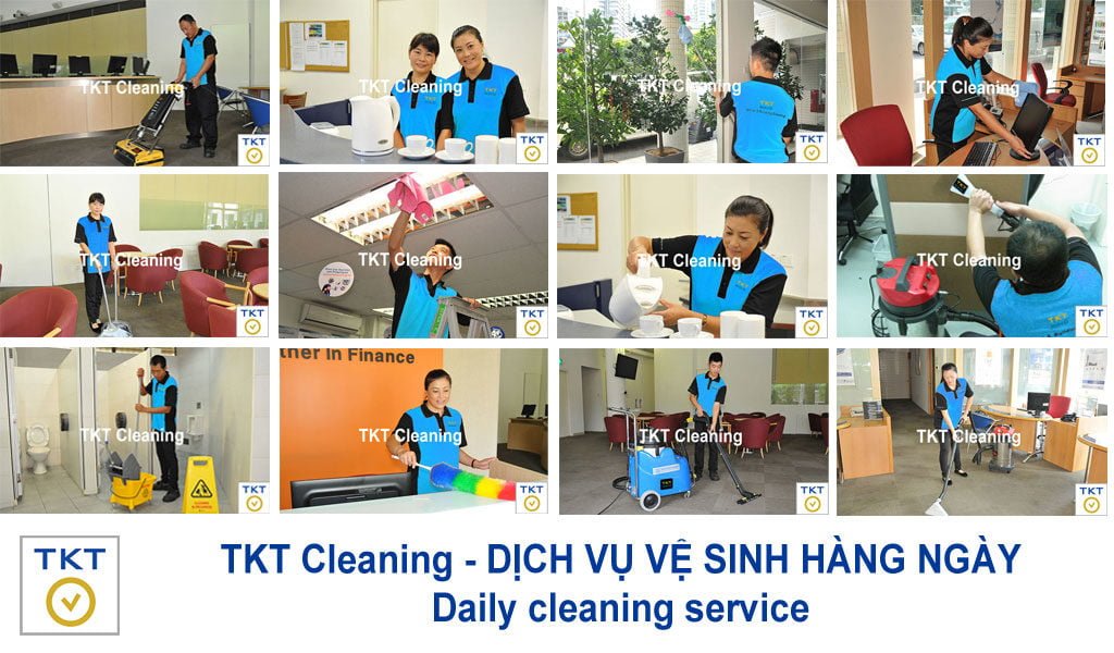 dịch vụ làm sạch hàng ngày, vệ sinh hàng ngày