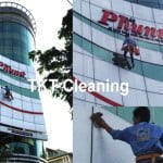 Dịch vụ lau kính văn phòng KH Báo Phụ Nữ TPHCM