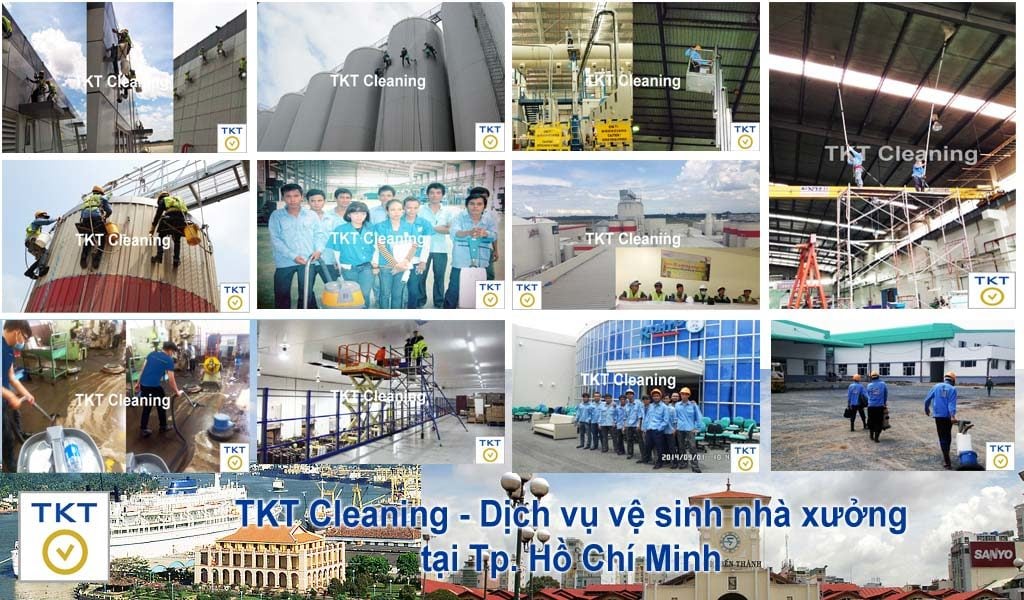 dịch vụ vệ sinh nhà xưởng HCM của TKT Cleaning