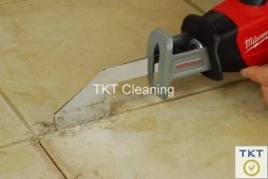 oscillating machine for removing old grout
