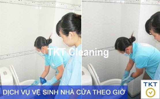 nhân viên vệ sinh nhà cửa theo giờ TKT Cleaning