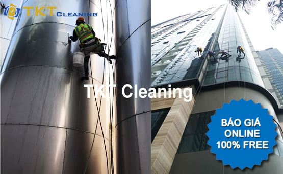 Báo giá dịch vụ vệ sinh kính tại TPHCM 2022 TKT Cleaning