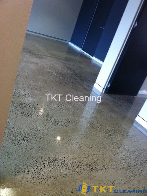 Polished office concrete floor service