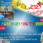 Khuyến mãi dịch vụ vệ sinh Khai Xuân Canh Tý 2020
