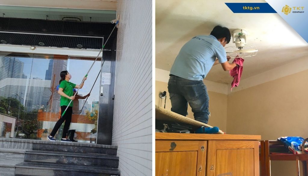 Lau chùi mọi ngóc ngách, dọn dẹp nhà cửa ngày Tết sạch sẽ, tươm tất