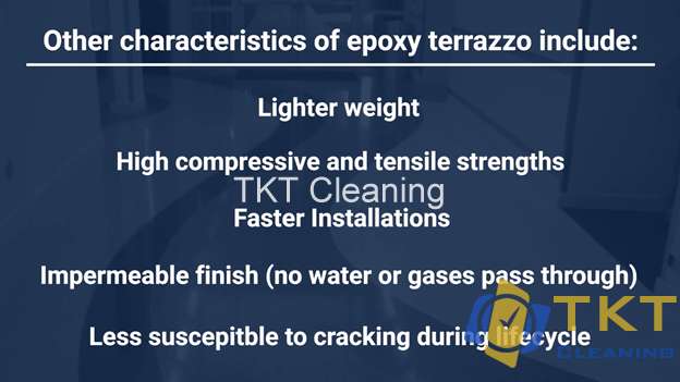 Đặc tính kỹ thuật Terrazzo Epoxy