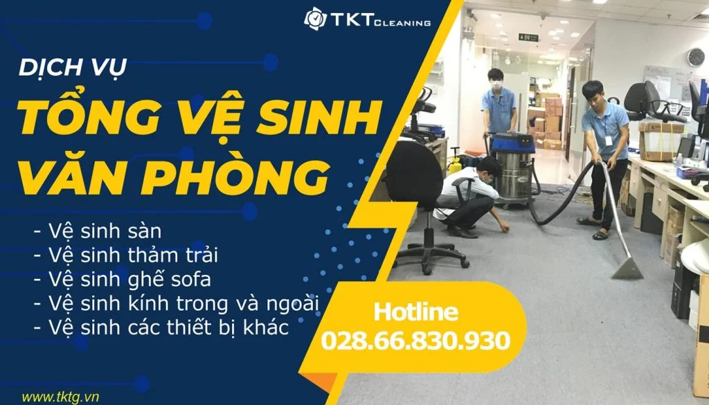 dịch vụ tổng vệ sinh văn phòng