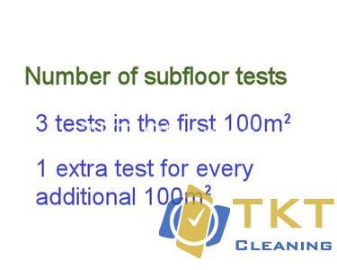 Số lượng test cần đo độ ẩm theo diện tích