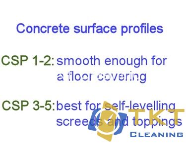 Yêu cầu bề mặt bê tông sau khi thực hiện quá trình chuẩn bị bề mặt