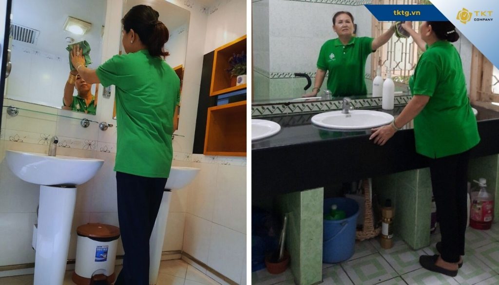 Khu vực vệ sinh cũng thuộc theo quy tắc dọn nhà đón Tết theo phong thủy