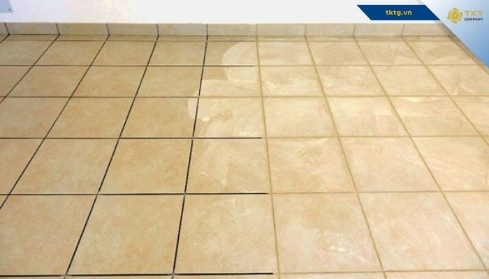 Nguyên nhân làm cho ron gạch bị đen, ố vàng