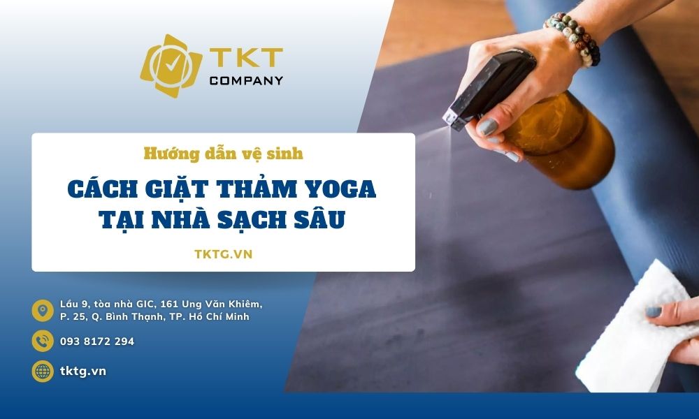 Cách giặt thảm yoga