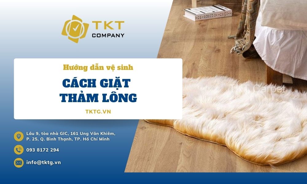 Hướng dẫn cách giặt thảm lông tại nhà