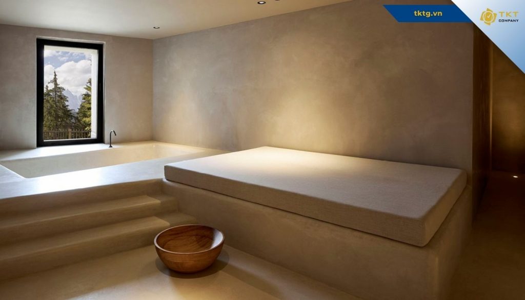 Sử dụng vi xi măng Microcement cho phòng tắm