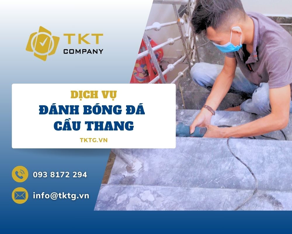 Dịch vụ đánh bóng phục hồi cầu thang