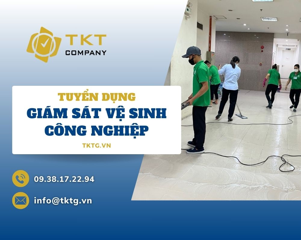 Tuyển giám sát vệ sinh công nghiệp