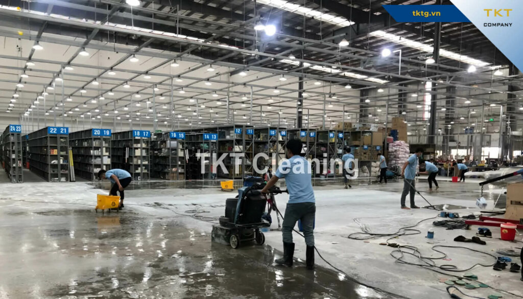 Vệ sinh công nghiệp quận 10 cho nhà xưởng