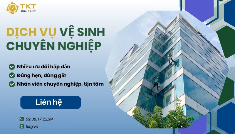 vệ sinh công nghiệp Quận 4 tại TKT