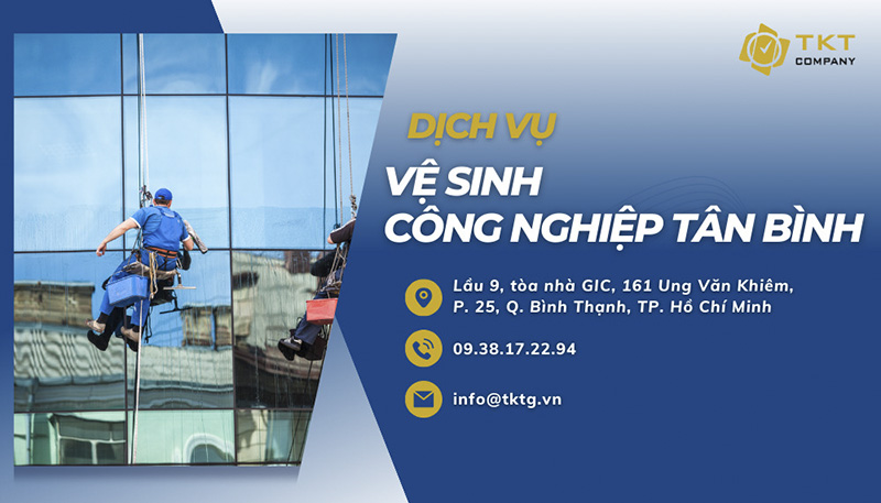 Dịch vụ vệ sinh công nghiệp quận Tân Bình tại TKT