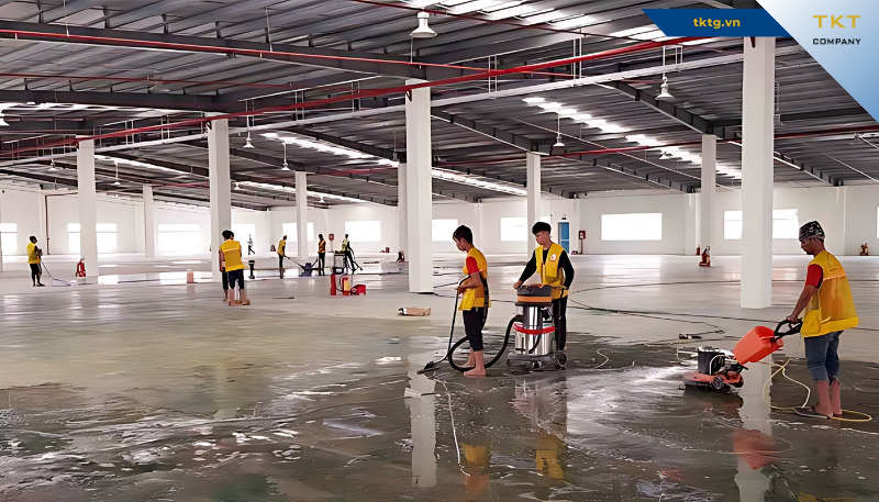 Dịch vụ vệ sinh khu chế xuất, xưởng sản xuất quận 8