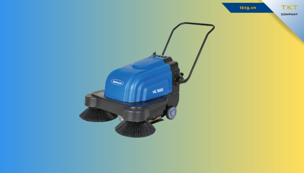 Xe quét rác đẩy tay cho vệ sinh công nghiệp tại quận 10