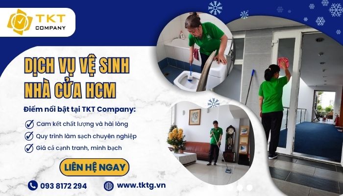 Dịch vụ vệ sinh nhà ở TKT Company