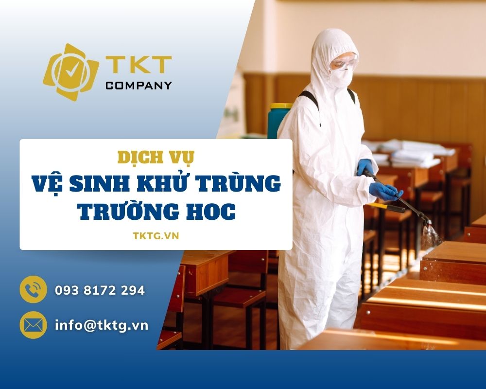 Dịch vụ vệ sinh khử trùng trường học giá rẻ, uy tín