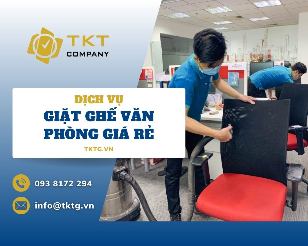 Dịch vụ giặt ghế văn phòng giá rẻ, sạch sẽ