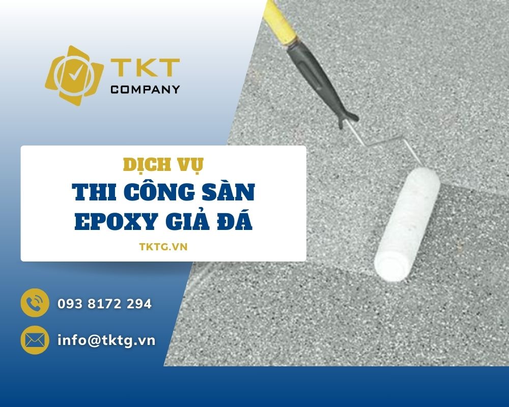 Dịch vụ thi công sơn epoxy giả đá trọn gói