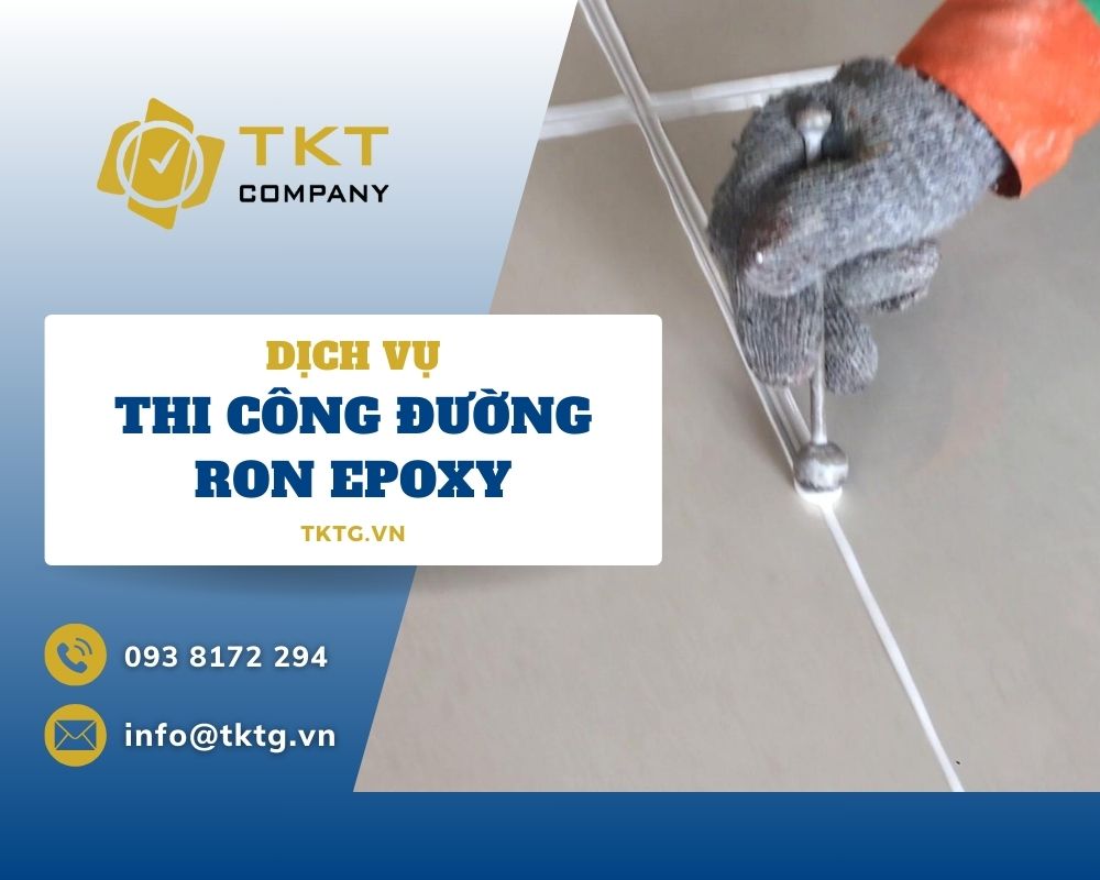 Dịch vụ thi công đường ron epoxy trọn gói