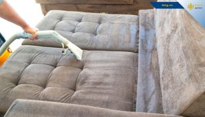 Hạng mục làm sạch ghế sofa vải nhung