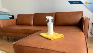 Phương pháp làm sạch sofa tạo độ bóng bề mặt da