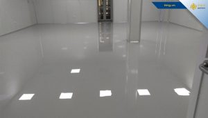 Nghiệm thu công trình thi công sàn epoxy tự san phẳng bề mặt