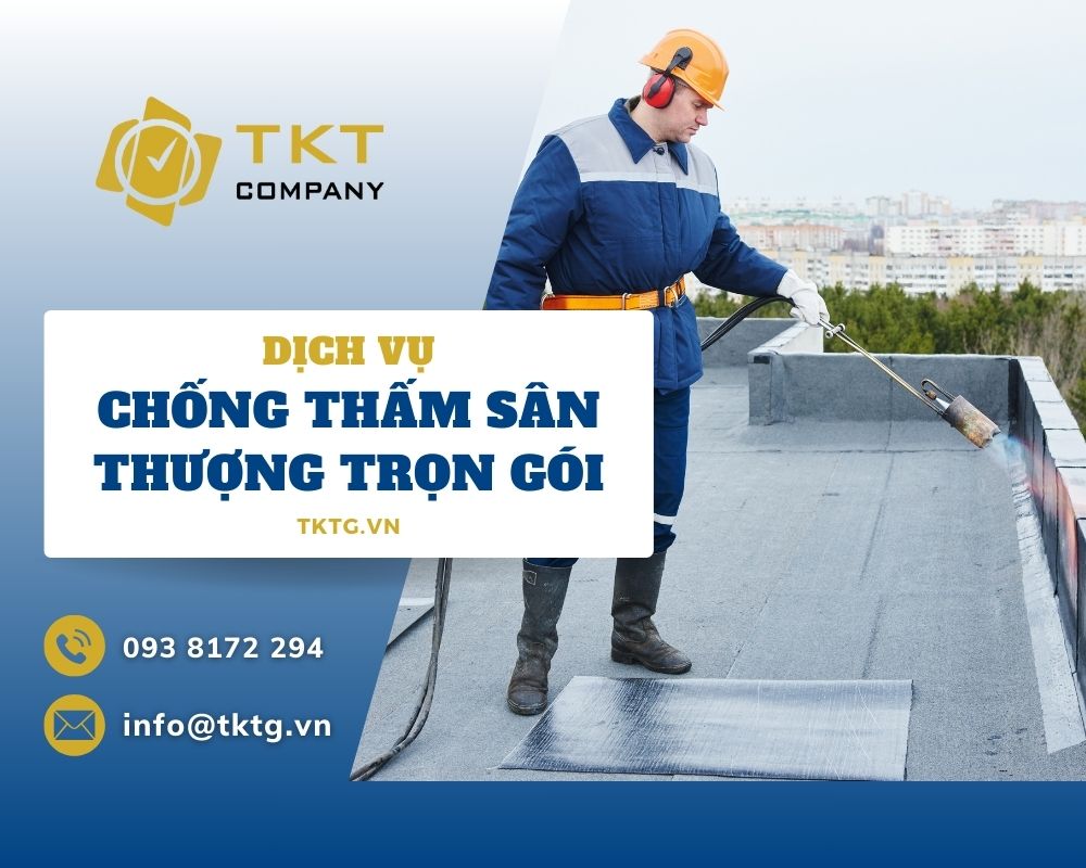 Báo giá chống thấm sân thượng trọn gói