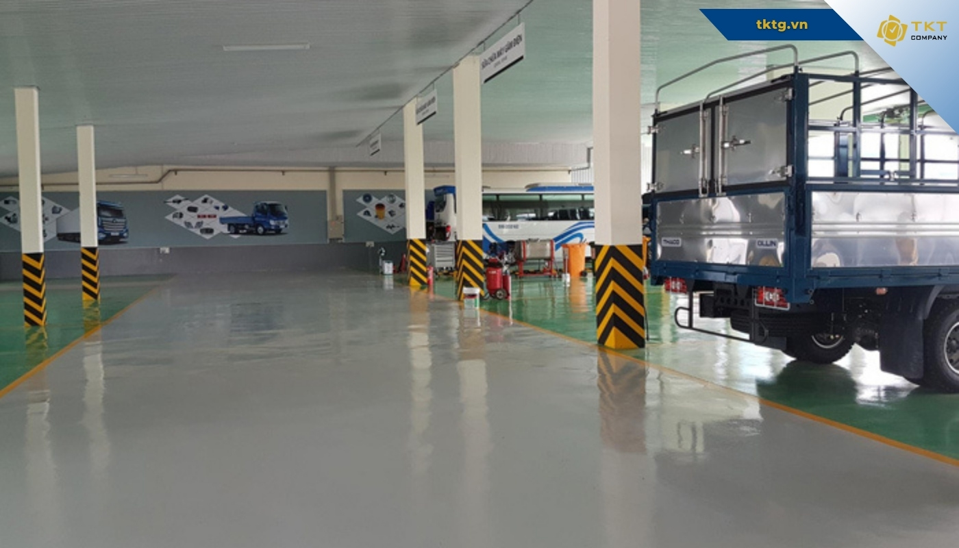 Thi công sơn sàn nhà epoxy tự san phẳng đem lại nhiều lợi ích và công dụng