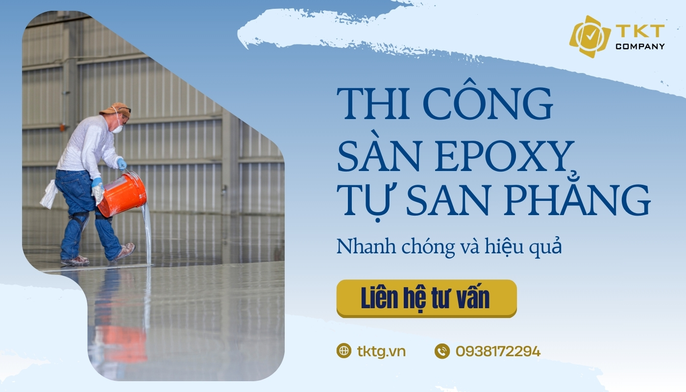 Thi công sơn sàn epoxy tại TKT Company