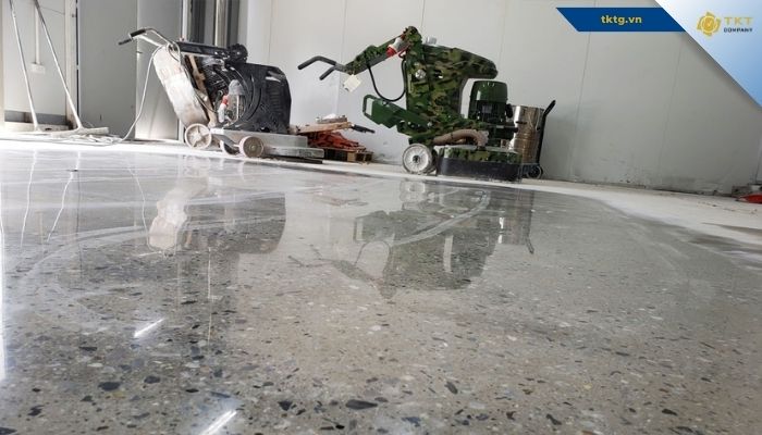 Quy trình thi công đá mài Terrazzo chi tiết 