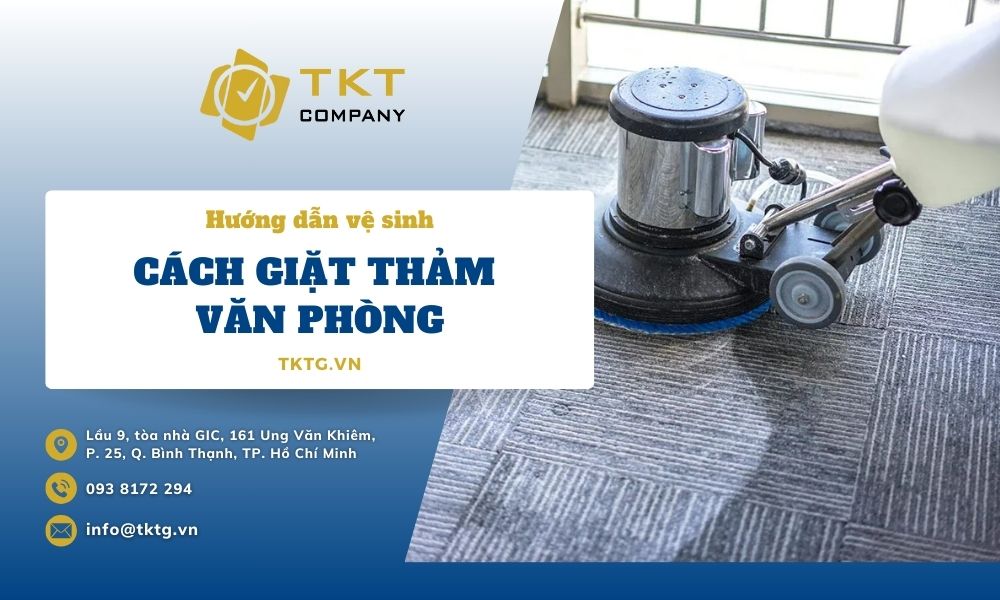 hướng dẫn cách giặt thảm văn phòng hiệu quả