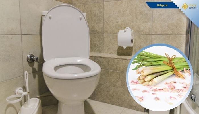 Cách khử mùi hôi toilet bằng sả