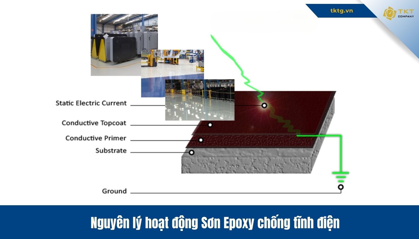 Nguyên lý hoạt động của sơn chống tĩnh điện Epoxy