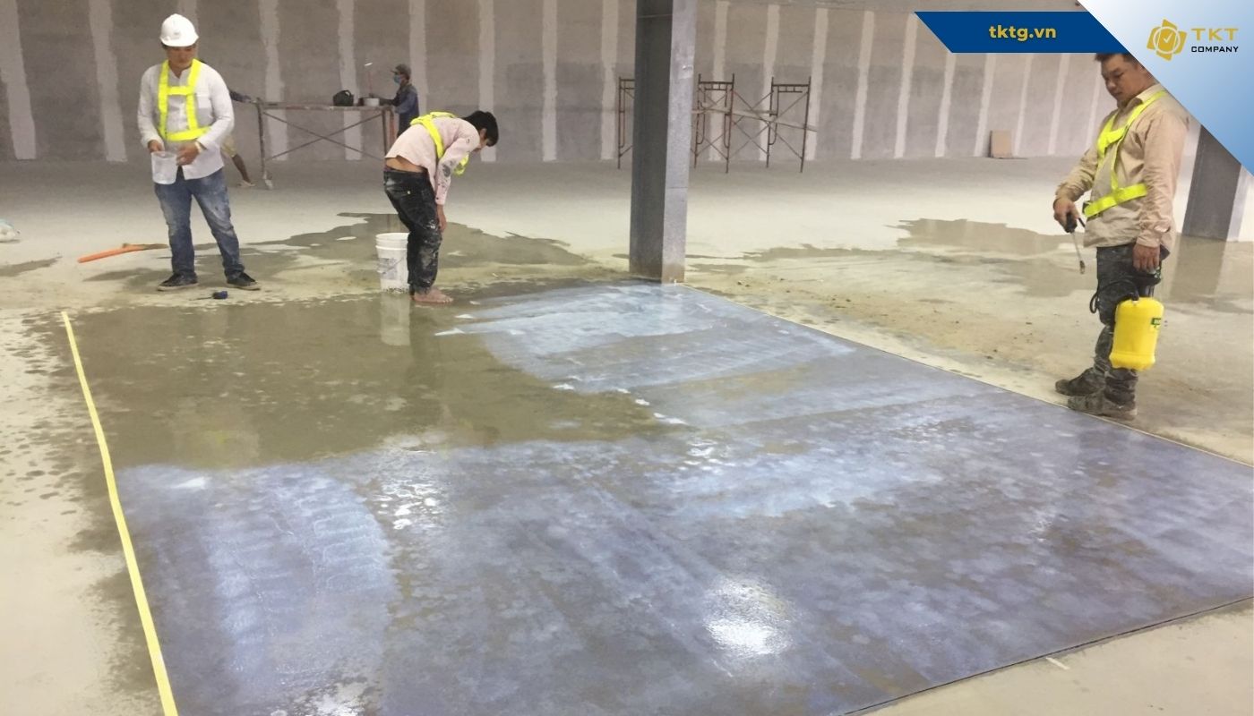 Quy trình thi công sơn Epoxy chống tĩnh điện