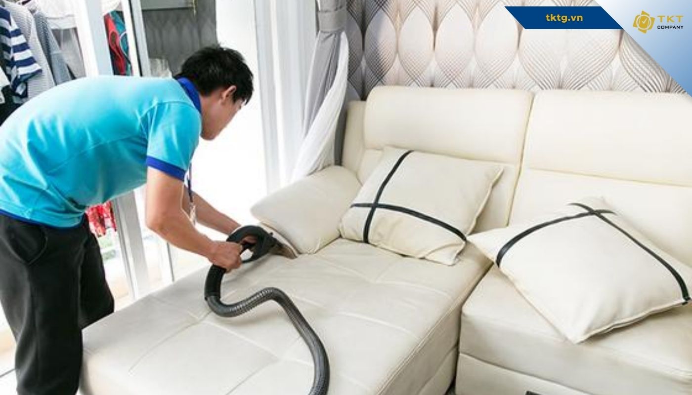 Quy trình các bước giặt ghế sofa da tại nhà 