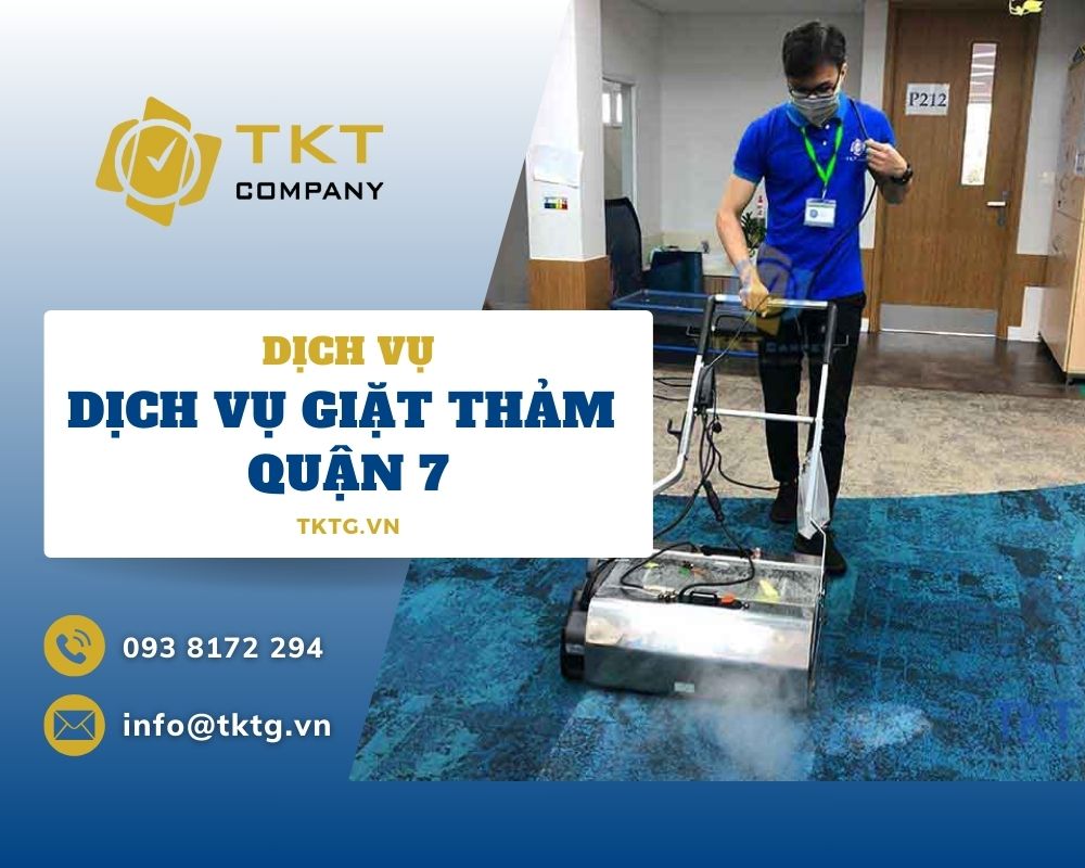 TKT Company chuyên cung cấp dịch vụ vệ sinh thảm quận 7