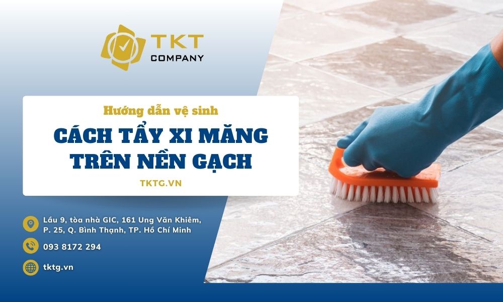 Cách tẩy xi măng trên nền gạch nhám, gạch đỏ hiệu quả