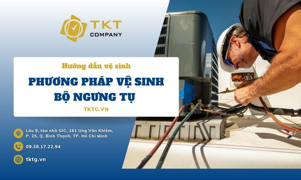 vệ sinh bộ ngưng tụ điều hòa