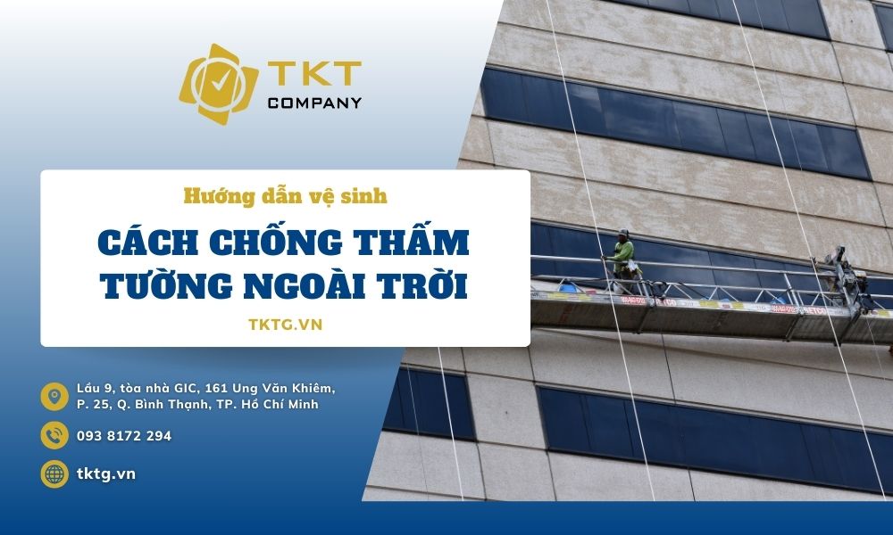 Cách chống thấm tường ngoài trời