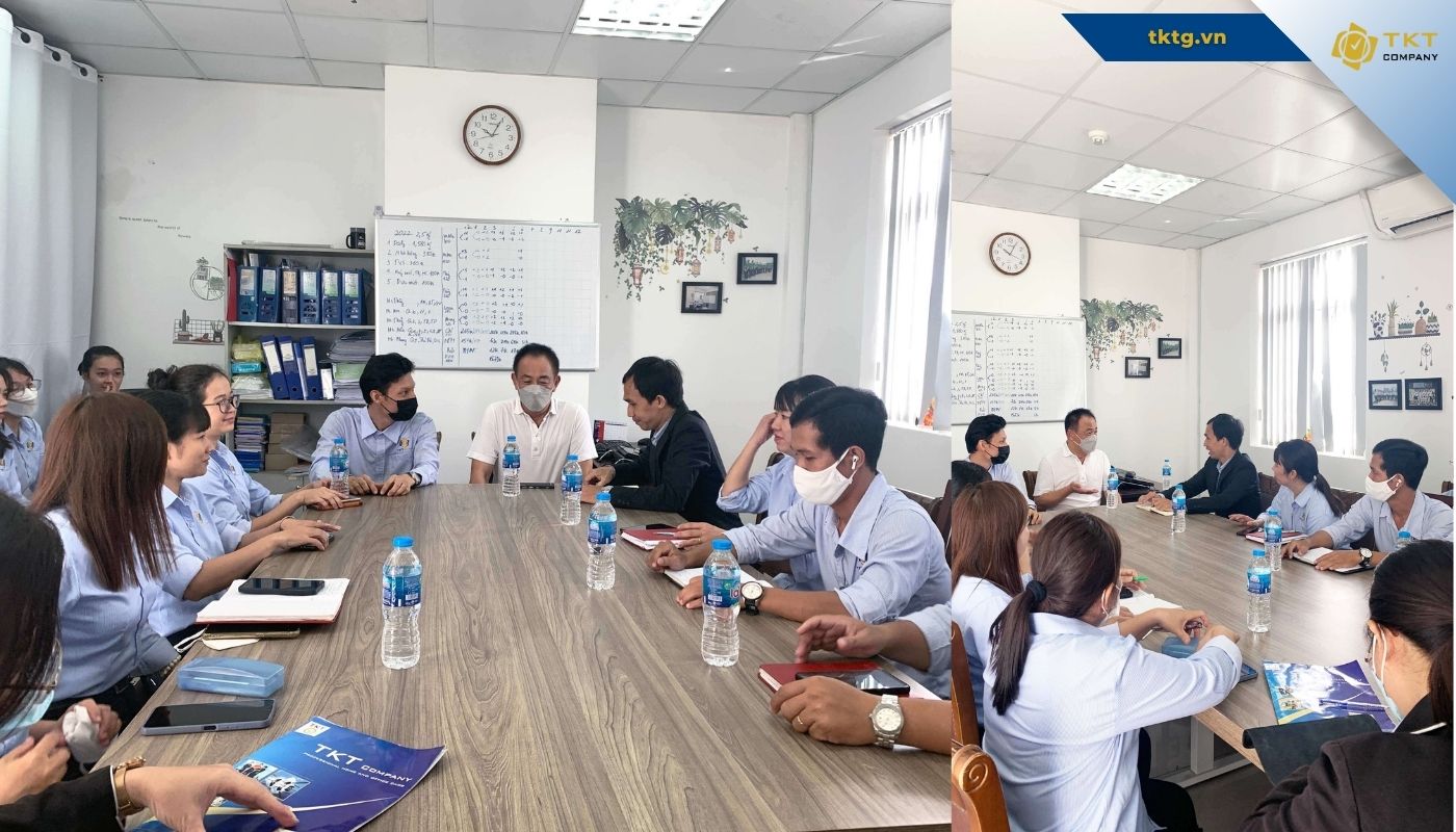 Hoạt động hợp tác Fukui Building thăm văn phòng TKT Company lần 2 năm 2022