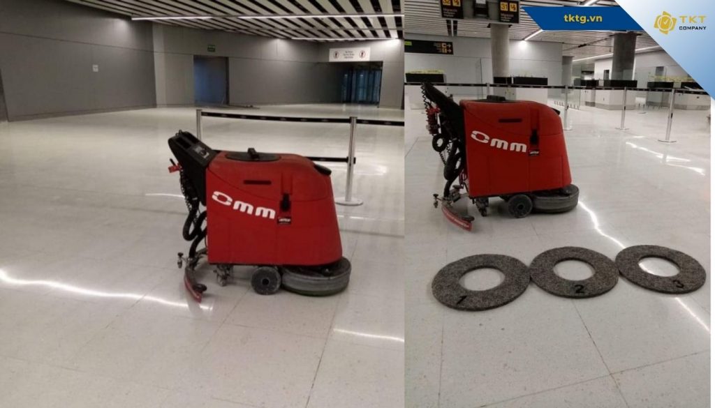Hoạt động hợp tác công nghệ bảo dưỡng đá Marble bằng Pad đánh bóng