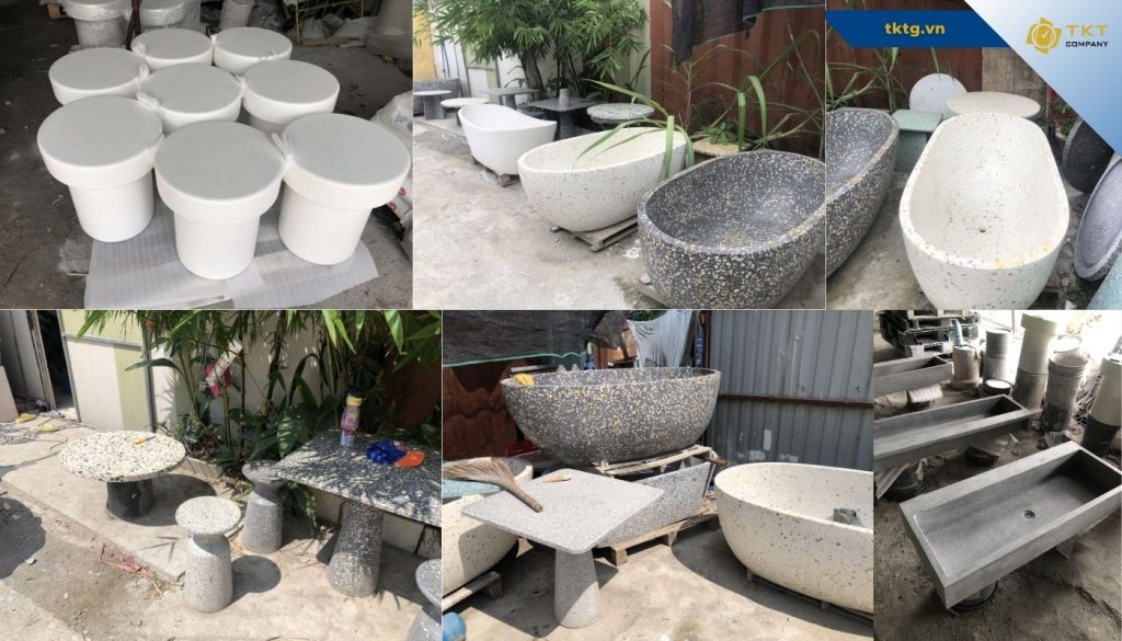 Hoạt động nghiên cứu và phát triển sản phẩm đồ nội thất từ đá Terrazzo