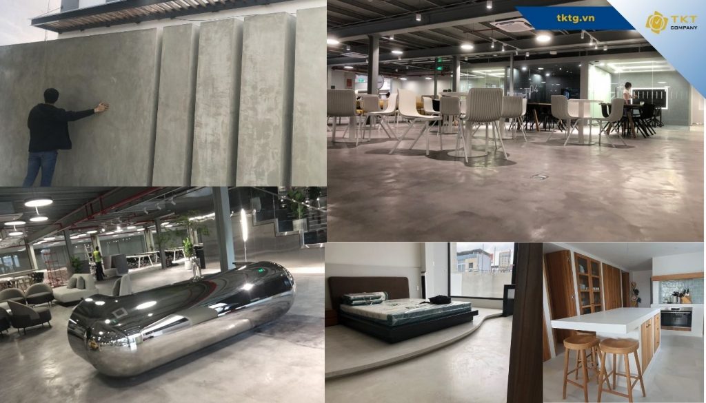 Hoạt động nghiên cứu và phát triển sản phẩm vật liệu vi xi măng thi công cho nhà phố, văn phòng